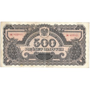 PRL, 500 złotych 1944 - owe BE