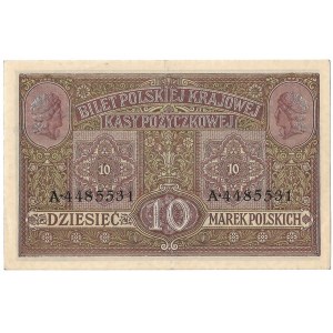 II RP, 10 marek polskich 1916, Generał