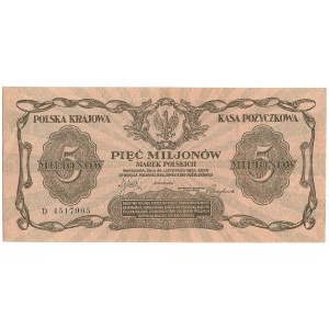 II RP, 5.000.000 marek polskich 1923 D