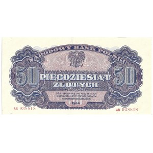 PRL, 50 złotych 1944 - owym AB