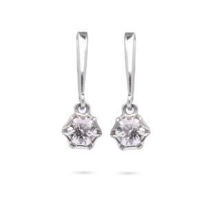 Earrings with diamonds early 21st century.
