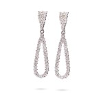 Earrings with diamonds early 21st century.