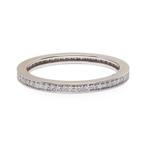 Eternity ring with diamonds early 21st century.