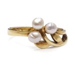 Ring with pearls, 1986-1996, Warsaw