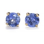 Earrings with sapphires early 21st century.