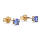 Earrings with sapphires early 21st century.