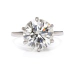 Diamond ring 2nd half of 20th century.