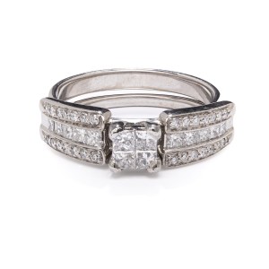 Modularer Ring mit Diamanten, frühes 21. Jahrhundert.