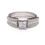 Modular ring with diamonds early 21st century.