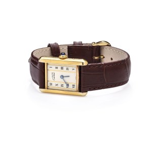 Women's 'Tank' watch 1980s, Cartier, France