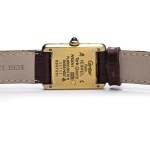 Women's 'Tank' watch 1980s, Cartier, France