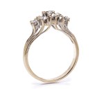 Ring with diamonds 2nd half of 20th century.