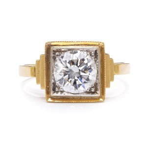 Diamond ring 2nd half of 20th century.