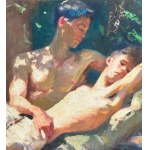 ANONIMO, Portrait of Two Male Figures