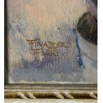 Eligio Finazzer Flori, Young woman reading in the park- Eligio Finazzer Flori