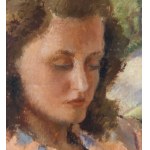 Eligio Finazzer Flori, Young woman reading in the park- Eligio Finazzer Flori