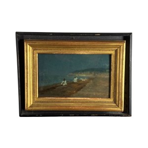 SCUOLA ITALIANA, Seascape with figures