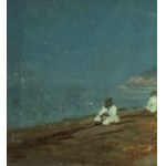 SCUOLA ITALIANA, Seascape with figures