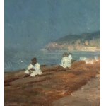SCUOLA ITALIANA, Seascape with figures