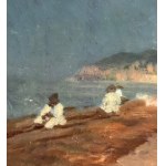 SCUOLA ITALIANA, Seascape with figures