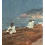 SCUOLA ITALIANA, Seascape with figures