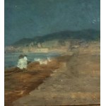 SCUOLA ITALIANA, Seascape with figures
