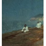 SCUOLA ITALIANA, Seascape with figures