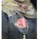 SCUOLA ITALIANA, Portrait of a young woman in an Orientalist style