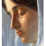 Paolo Emilio Passaro, Face of a woman with a veil - Paolo Emilio Passaro