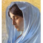 Paolo Emilio Passaro, Face of a woman with a veil - Paolo Emilio Passaro