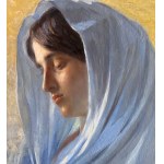 Paolo Emilio Passaro, Face of a woman with a veil - Paolo Emilio Passaro