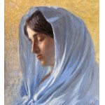 Paolo Emilio Passaro, Face of a woman with a veil - Paolo Emilio Passaro