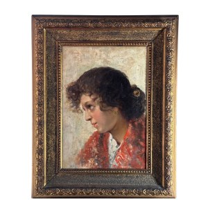 VINCENZO IROLLI, Portrait of a young woman - VINCENZO IROLLI