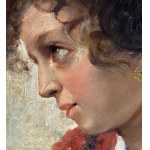 VINCENZO IROLLI, Portrait of a young woman - VINCENZO IROLLI
