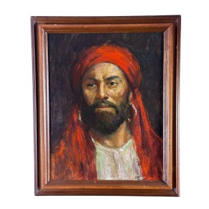 ANONIMO, Male figure with a turban