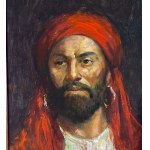 ANONIMO, Male figure with a turban