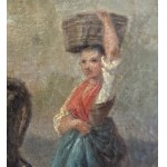 Filippo Palizzi (ATT), Peasant woman with a flock