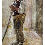 Francesco Netti, Portrét mladého človeka s fajkou - Francesco Netti