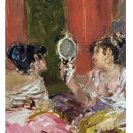 ANONIMO, Two women in an interior