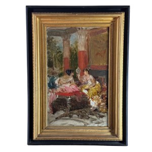 ANONIMO, Two women in an interior