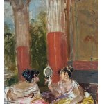 ANONIMO, Two women in an interior