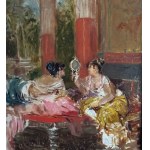 ANONIMO, Two women in an interior