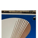 Original enamel sign of Italian representation