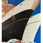 Original enamel sign of Italian representation