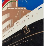 Original enamel sign of Italian representation