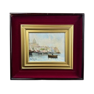 EUGENIO MAGNO, Neapolitan seaside - Eugenio Magno (Naples 1944)