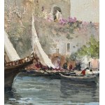 EUGENIO MAGNO, Neapolitan seaside - Eugenio Magno (Naples 1944)