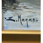 EUGENIO MAGNO, Neapolitan seaside - Eugenio Magno (Naples 1944)