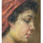 UNIDENTIFIED SIGNATURE, Profile of a woman with a headdress