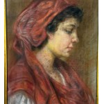 UNIDENTIFIED SIGNATURE, Profile of a woman with a headdress